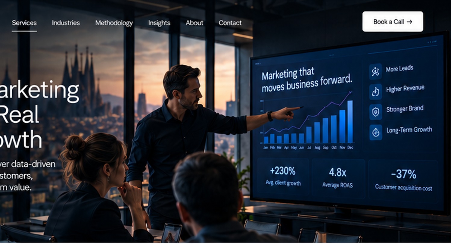 Lead generation performance dashboard