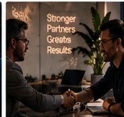Affiliate marketing partnership meeting